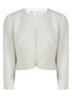 Elize cropped blazer - Gebroken wit