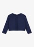 Ella openvallende bolero - Donkerblauw