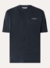 T-shirt met logo- en backprint - Antraciet