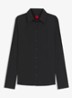 Blouse met kraag - Zwart