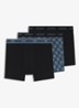 Boxershorts met logoband in 3-pack - Blauwgrijs