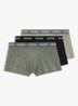 Boxershorts met logoband in 3-pack - Groen