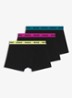 Boxershorts met logoband in 3-pack - Black-008 / Zwart