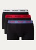 Boxershorts met logoband in 3-pack - Zwart
