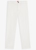 David slim fit chino met steekzakken - Natural-102 / Wit