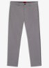 David slim fit chino met steekzakken - Dark Grey-025 / Grijs
