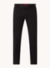 David slim fit chino met stretch - Zwart