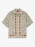 Espino oversized fit overhemd met grafische print - Light/Pastel Green-337 / Groen