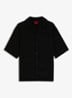 Espino oversized fit overhemd van lyocell - Black-001 / Zwart