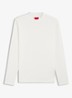 Longsleeve met opstaande kraag - Creme