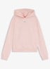 Lounge hoodie met logo - Lichtroze