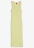 Nalimera midi kokerjurk met logo en split - Medium Beige-267 / Beige