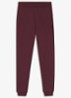 Nelfinia high waist tapered fit joggingbroek met logoborduring - Bordeauxrood