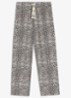 Pyjamabroek van stretchjersey met all-over print - Lichtbruin