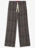 Pyjamabroek van stretchjersey met all-over print - Middengrijs