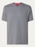 Pyjamashirt met wafelstructuur en logostiksel - Open Grey-086 / Grijs