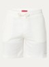 Pyjamashort met wafelstructuur en logostiksel - Natural-102 / Wit
