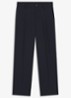 Regular fit pantalon met steekzakken - Donkerblauw