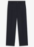 Regular fit pantalon met steekzakken - Donkerblauw