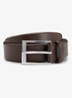 Riem van leer met logo - Bruin