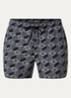 Rik zwemshorts met logoprint - Donkergrijs