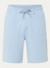 Short van katoenen sweatstof met logoprint - Open Blue-483 / Blauw