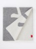 Sjaal in wolblend met logo 180 x 40 cm - Grijs