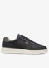 Sneaker van leer met logo - Black-002 / Zwart