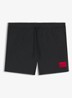 Sneldrogende zwemshorts met logolabel - Black-001 / Zwart