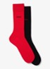 Sokken met logo in 2-pack - Rood