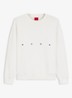 Sweater met logo - Creme