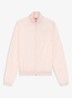 Sweatvest met logo - Lichtroze