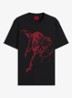 T-shirt met grafische print - Zwart