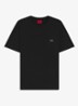 T-shirt met logo- en backprint - Black-001 / Zwart