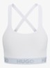 Voorgevormde bralette met logoband - Wit
