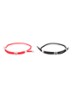 Wikkelarmband met logo in set van 2 - Rood