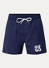 Zwemshorts met steekzakken en logo - Navy-418 / Blauw
