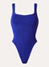 Badpak zonder beugel met structuur - Royalblauw