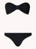 Jean bikiniset met structuur - Zwart