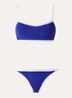 Tyler bikiniset met structuur - Kobaltblauw