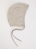 Babymuts van merino wol - Donkerbeige