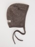 Babymuts van merino wol - Donkerbruin