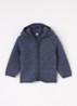 Grofgebreid vest van merinowol - Blauw