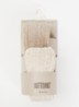 Ribgebreide maillot in wolblend in 2-pack - Donkerbeige