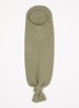 Cocoon van merino wol - Olijfgroen