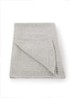 Gaston plaid van merino wol 140 x 100 cm - Lichtgrijs