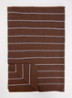 Harry wikkeldoek 95 x 70 cm - Donkerbruin