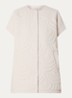 Blossom bodywarmer met quilt patroon - Creme