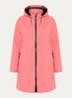 Rain128 softshell regenjas met afneembare capuchon - Koraalroze
