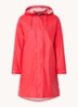 Regenjas met capuchon en steekzakken - Rood